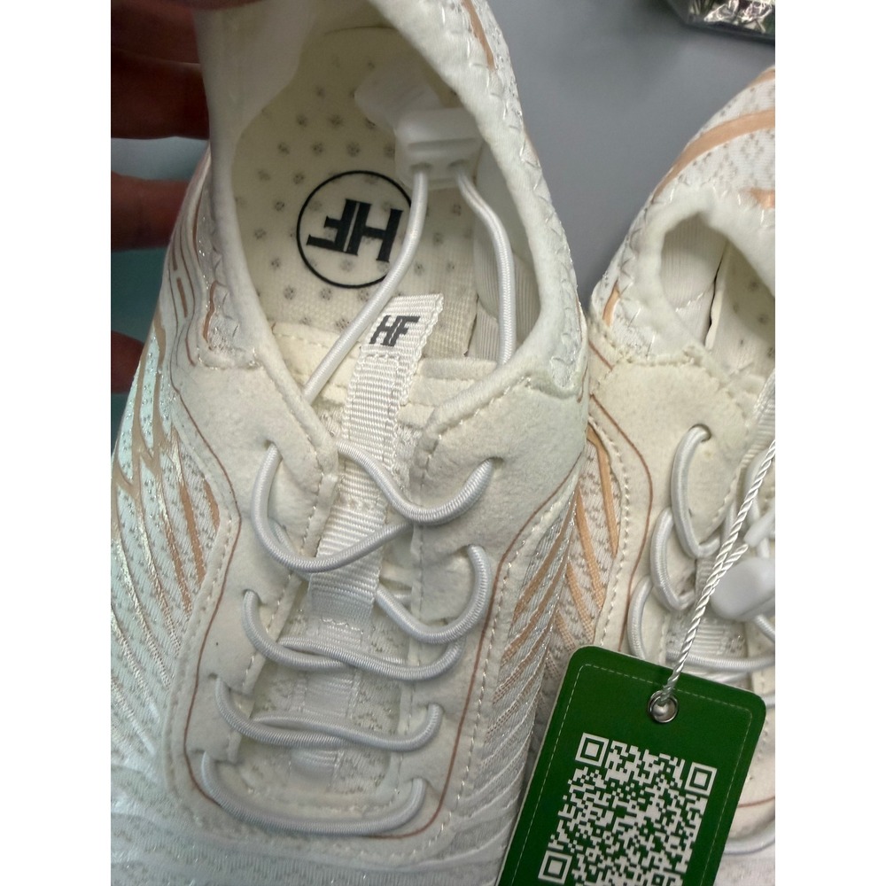 Hike Footwear Barefoot Shoes White Rose‎ Gold Minimalist Sneakers Size 36 NEW - Picture 6 of 11